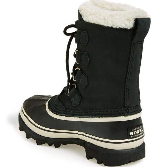 Sorel Caribou Waterproof Boots Black - Picture 4 of 12